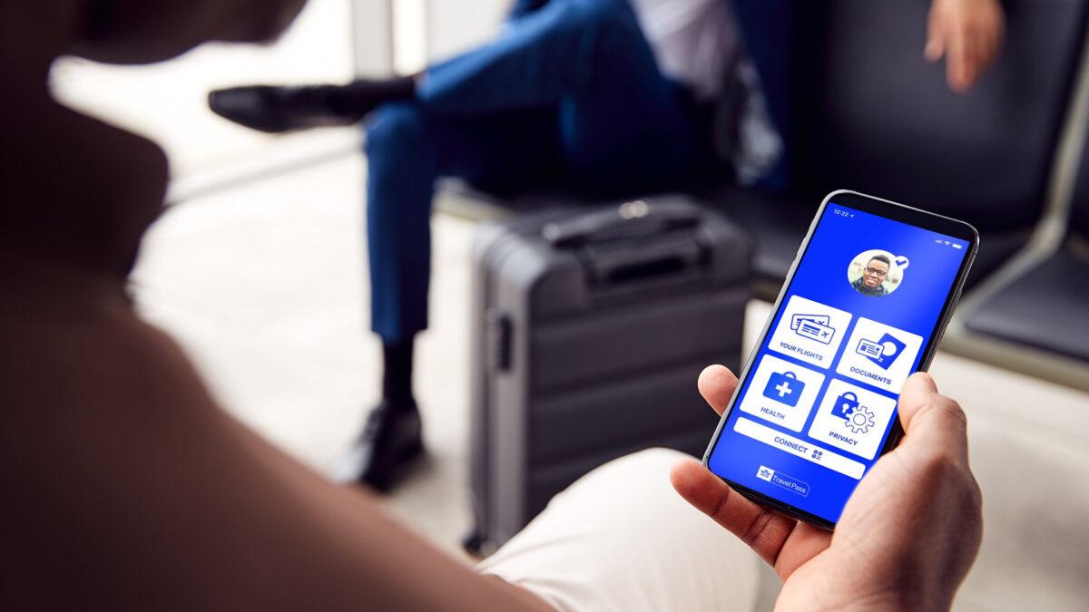 The IATA Travel Pass is seen in a handout photograph. (Courtesy of IATA)