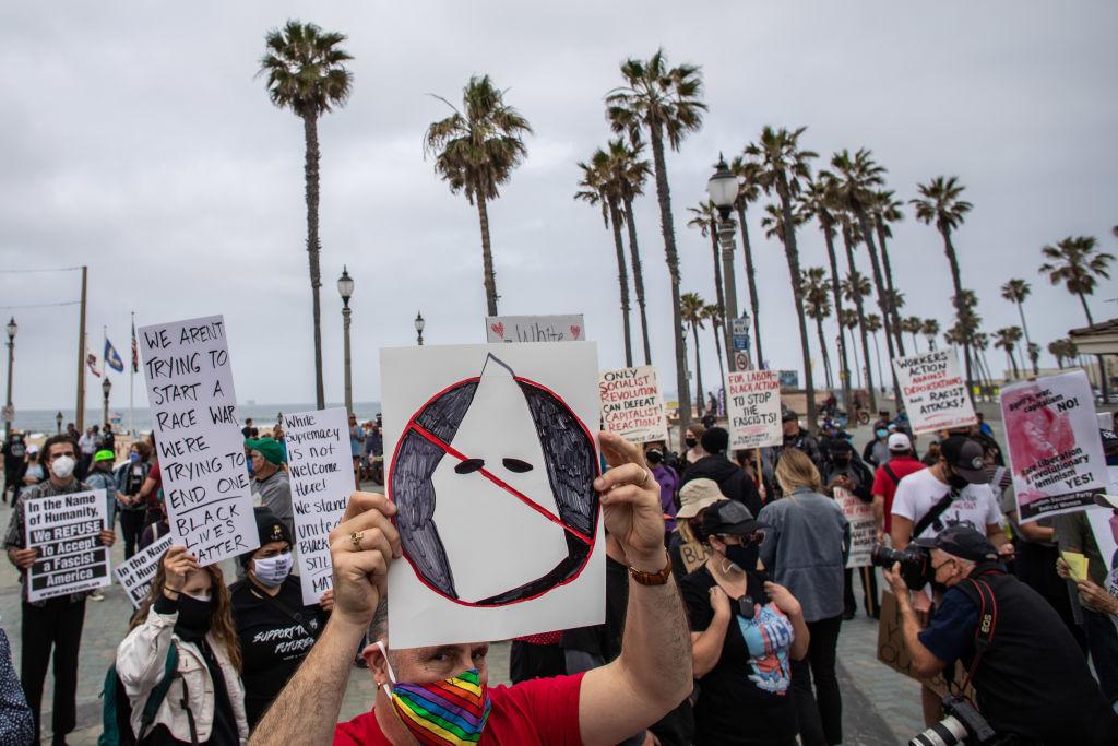 Rumored White Lives Matter Rally in Huntington Beach Turns to BLM Unlawful Assembly