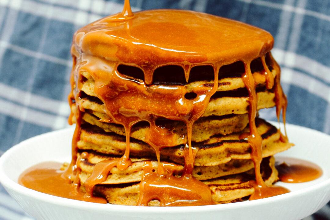 Sticky Toffee Pancakes