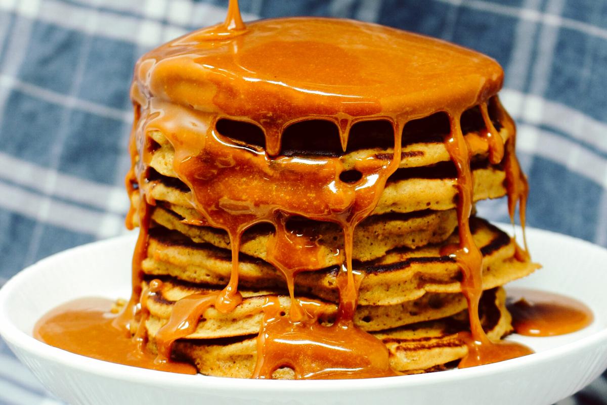 Sticky Toffee Pancakes