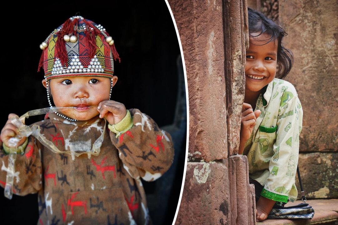Italian Photographer Captures Incredible Portraits of Children From Around the World