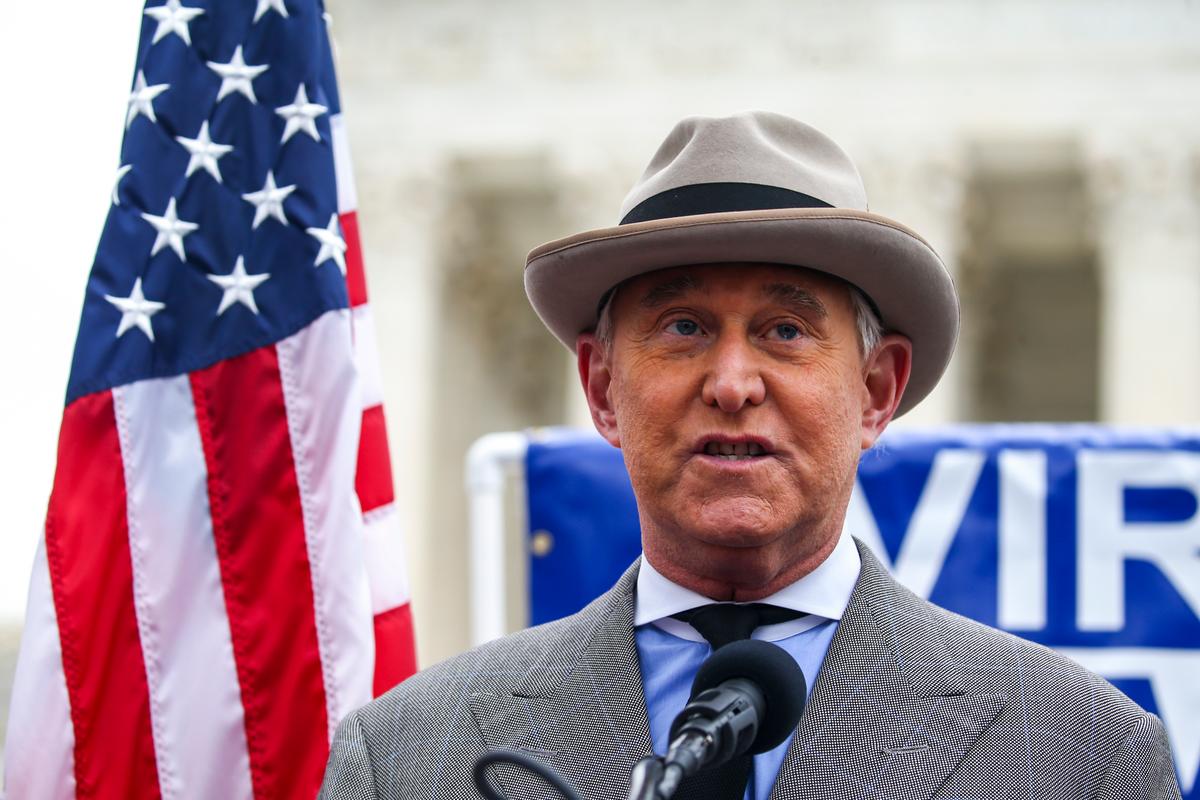 DOJ Sues Roger Stone for Nearly $2 Million in Unpaid Taxes