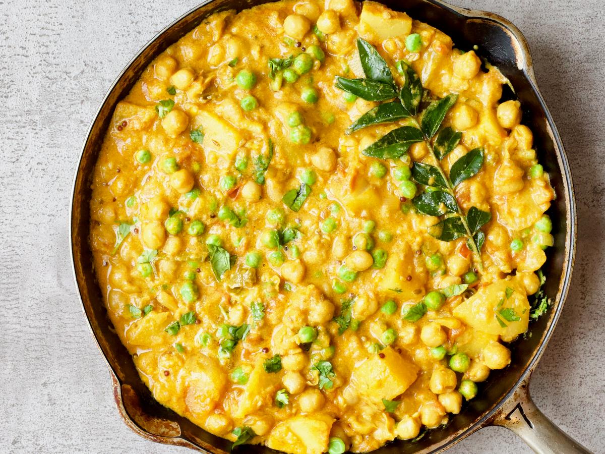 A Blend of Spices Adds Nice Flavor to Chickpea Curry