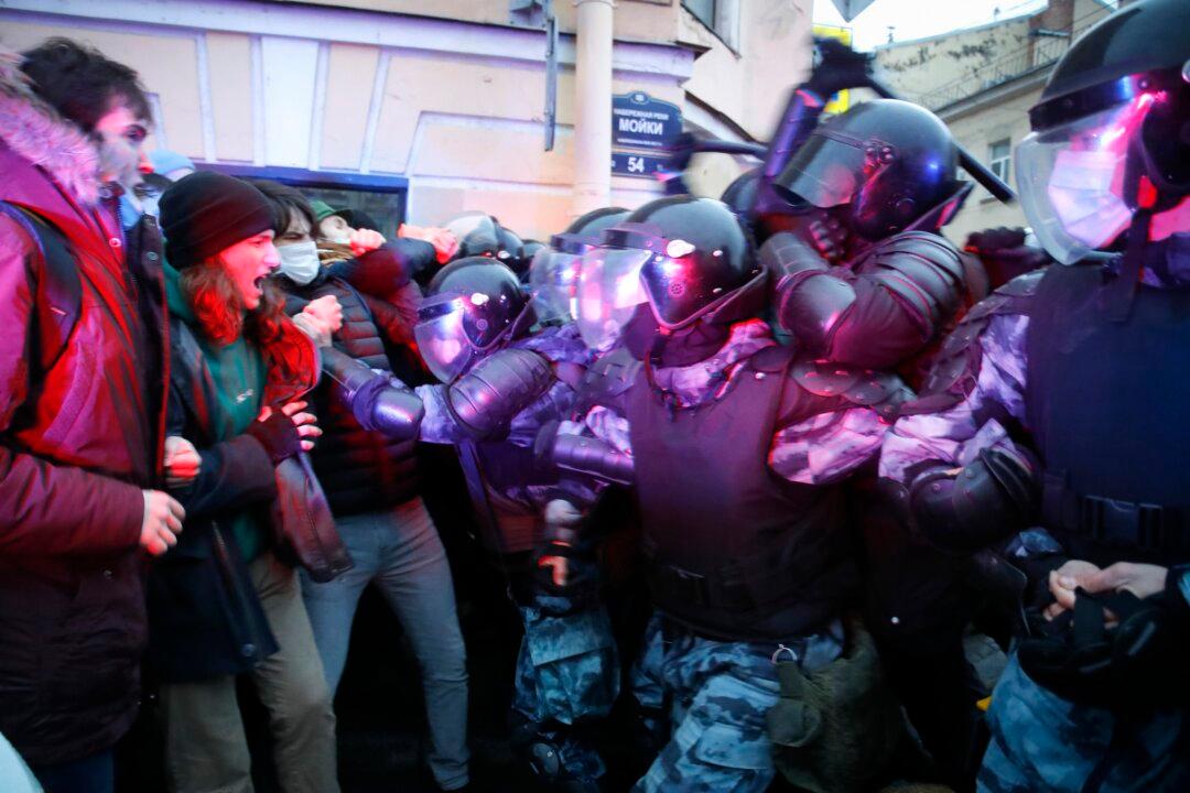 Nearly 1,500 Arrested at Navalny Rallies in Russia