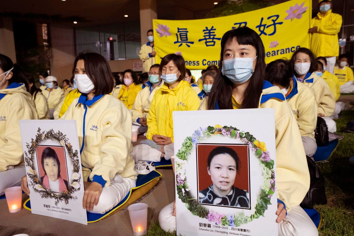 Candlelight Vigil at Los Angeles Chinese Consulate Commemorates 10,000-Person Appeal in 1999