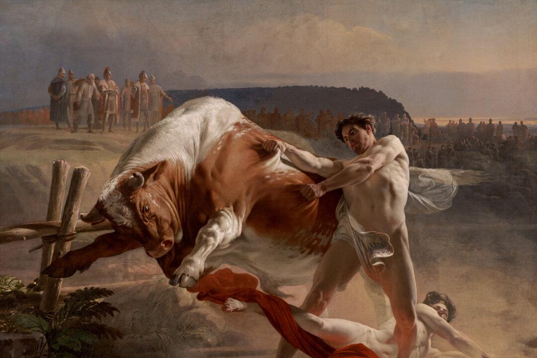 The Power of Restraint: ‘Ian Usmovets Stopping an Angry Bull’