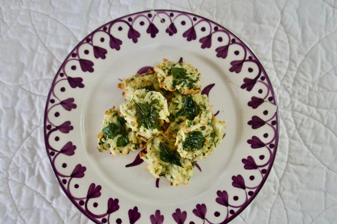 Oven-Baked Herbed Potato Pancakes