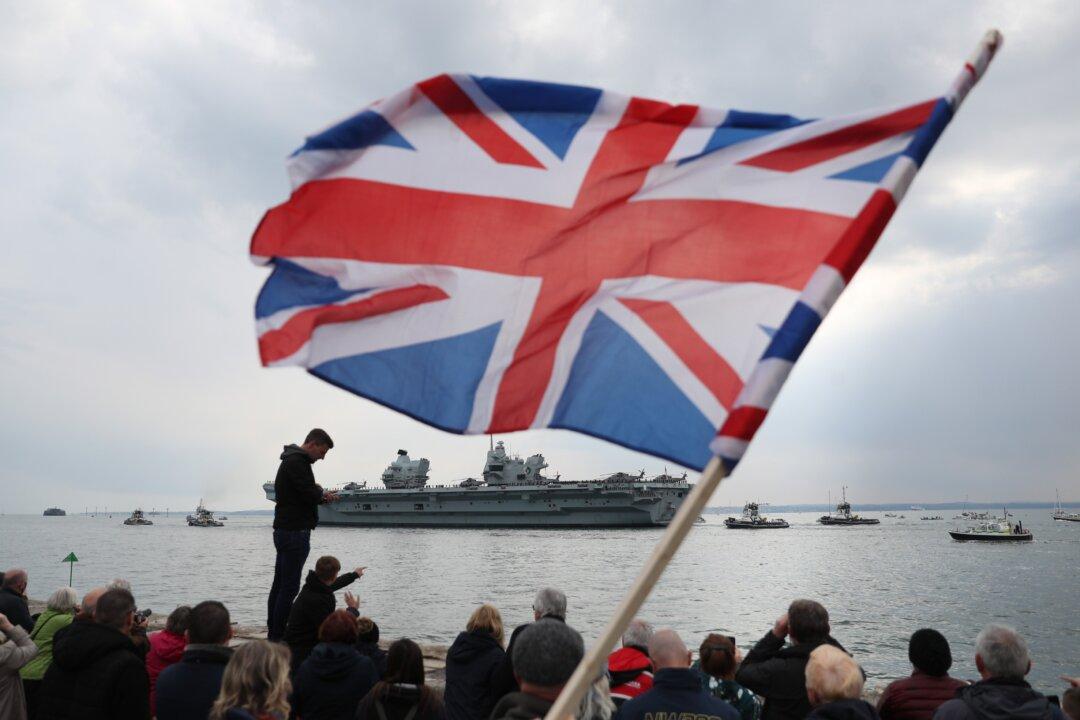 Thousands Wave Off UK Aircraft Carrier Ahead of Indo-Pacific Deployment