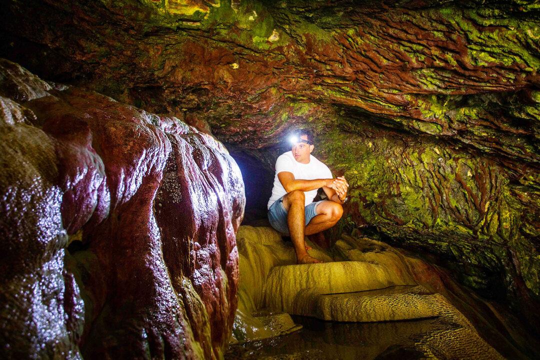 Stunning Photos Reveal Inside Rainbow-Colored Cave in Britain Thought to Have Special Healing Powers