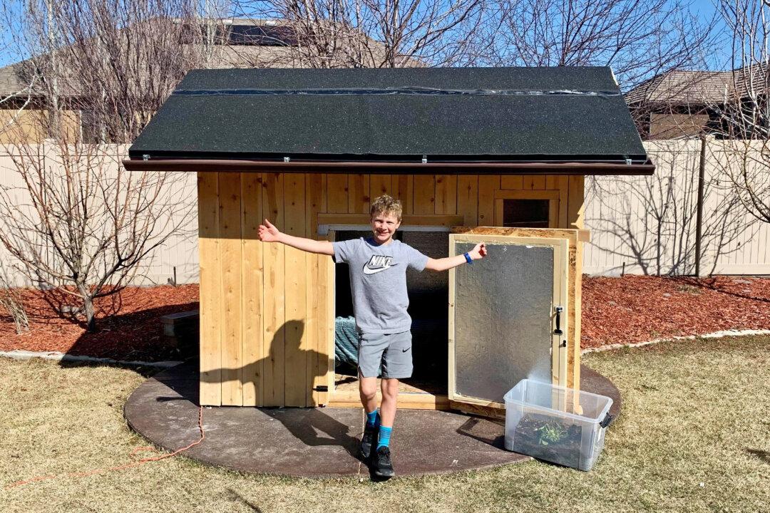 ‘This Was a Success’: 10-Year-Old Boy Sleeps Outside for 100 Nights in a Wooden Cabin