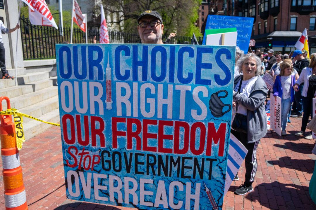 Rally in Massachusetts Calls for Removing COVID-19 Mask Restrictions: Dr. Shiva Ayyadurai