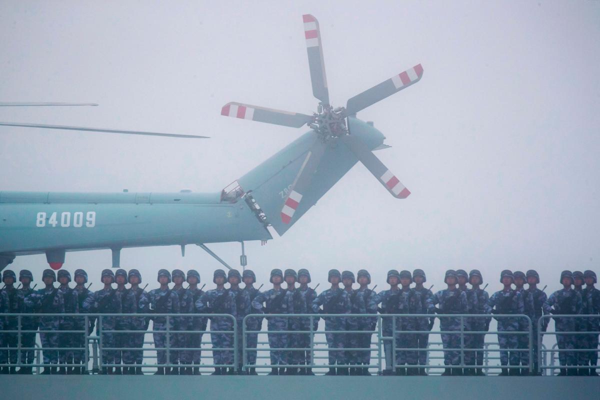 Chinese Regime Unveils Three New Warships on Navy Anniversary