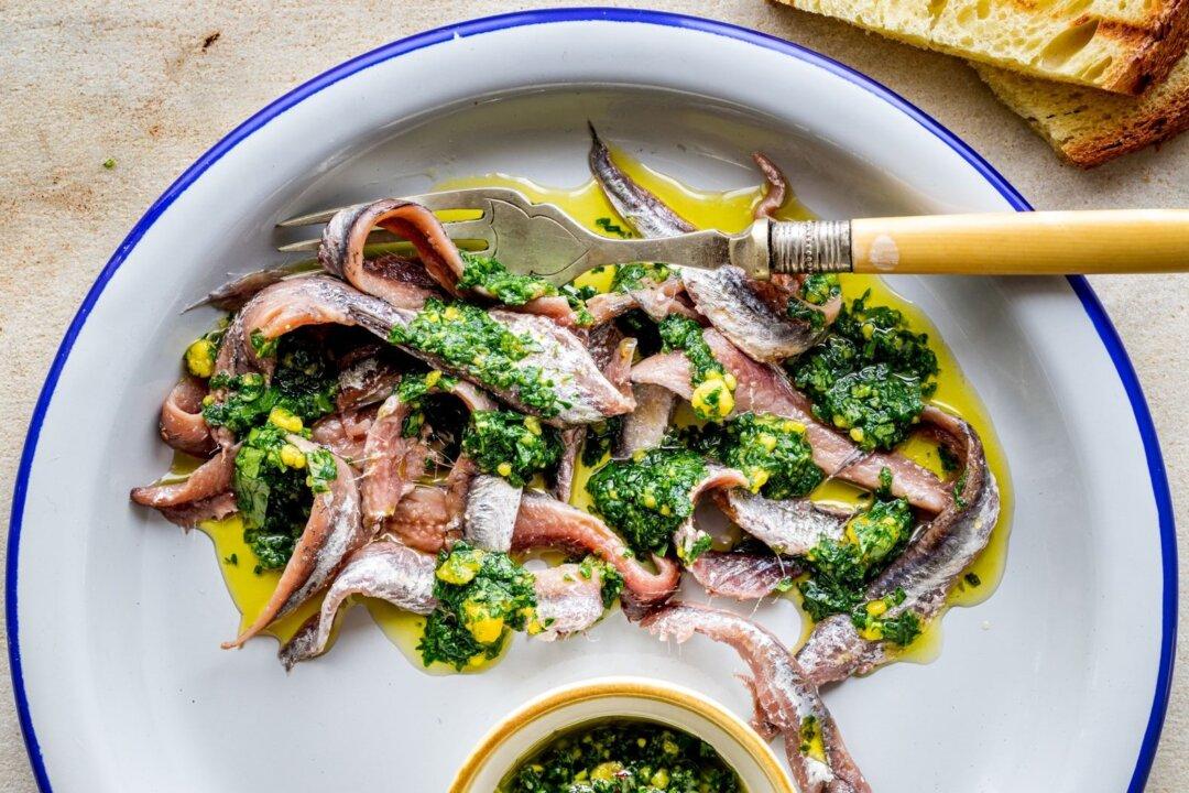 Acciughe al Verde (Anchovies in Green Sauce)