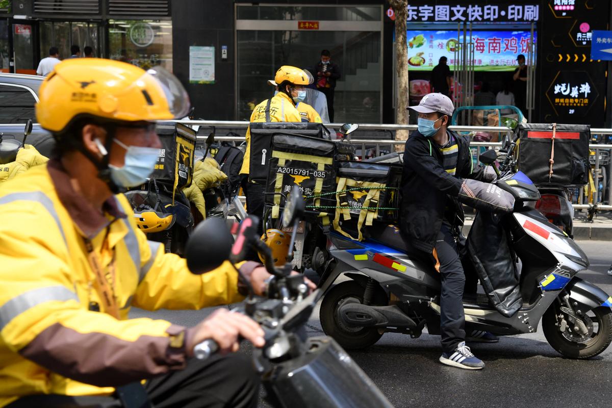 Beijing Stages Wave of Propaganda Highlighting Young Delivery Driver