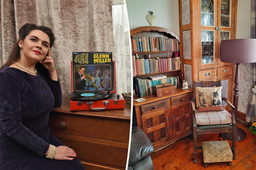 A Vintage Lover, Age 27, Transforms Her Home to Include 1940s Decor and Antique Objects