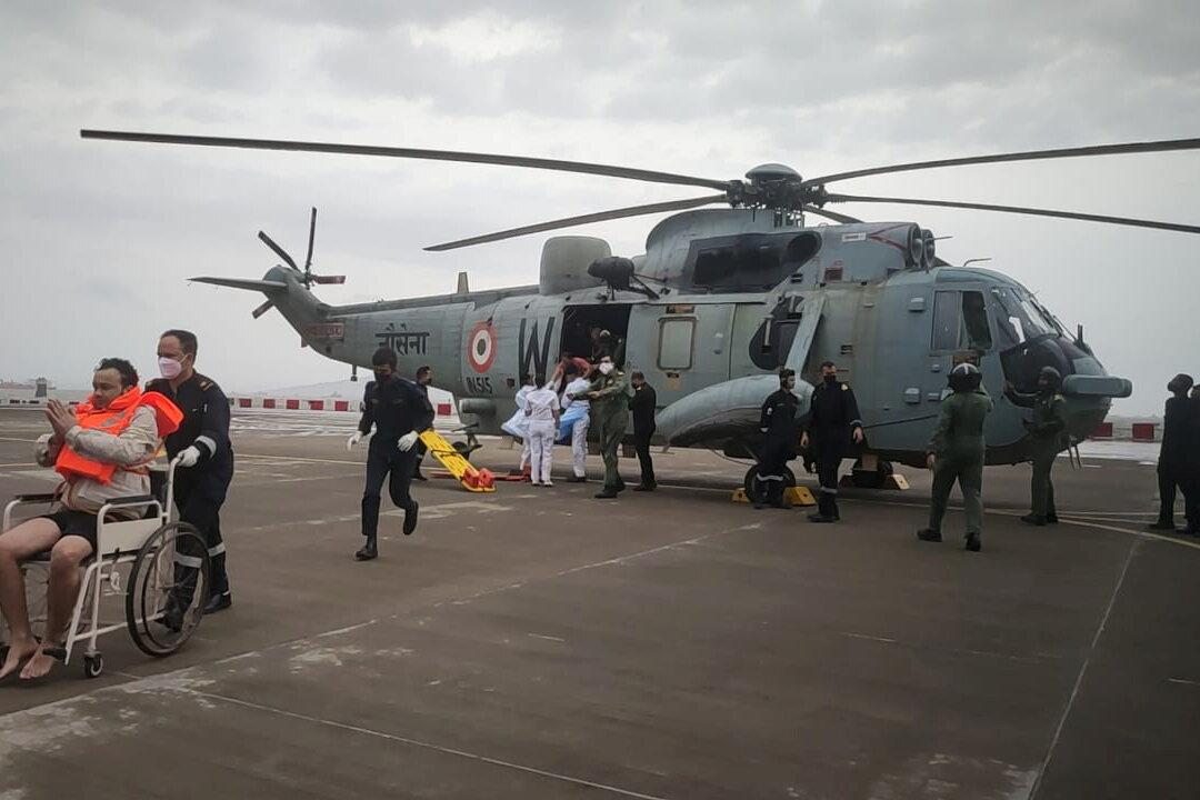 India Navy Hunts for Missing at Sea After Barge Sinks, 2nd Adrift Following Devastating Cyclone