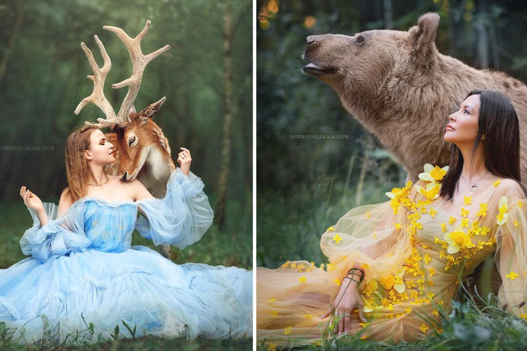 Russian Photographer Captures Almost Magical Scenes of Humans and Beasts Interacting