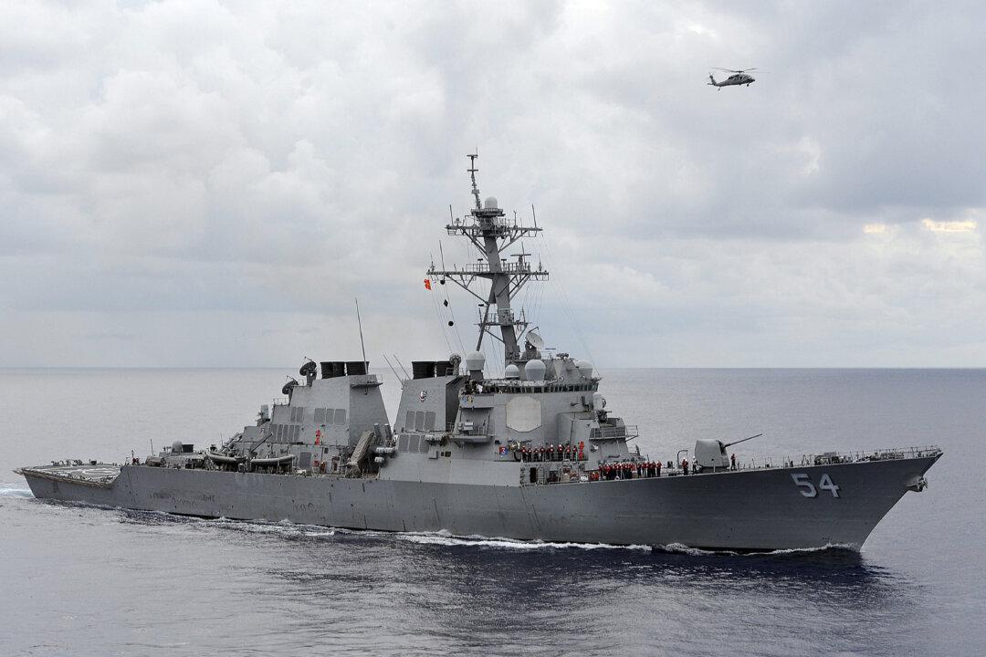 US Warship Transits Taiwan Strait a Week After Large Chinese Air Incursion