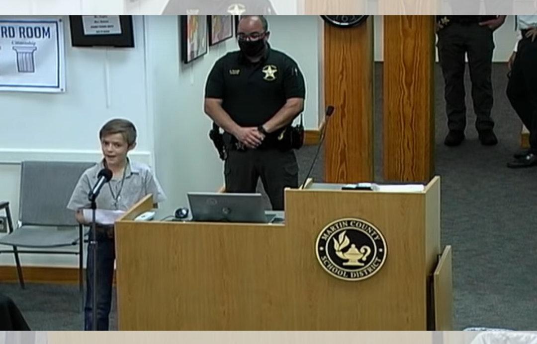 Florida Fourth Grader Speaks Against Mask Mandate at School Board Meeting: ‘The Rules Aren’t Fair’