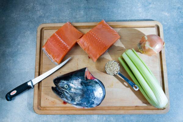 Ingredients for salmon soup. (Misha Dumov, <a href="https://www.mihaelblikshteyn.com/">MB Commercial Photography</a>)