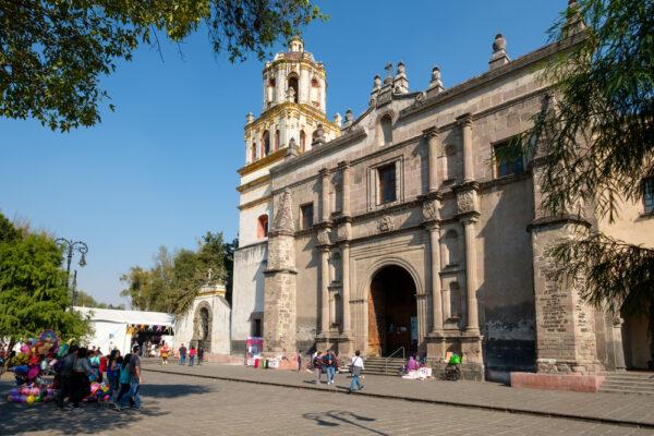 The Parish of San Juan Bautista in Coyoacán, Mexico City. (Kamira/Shutterstock)
