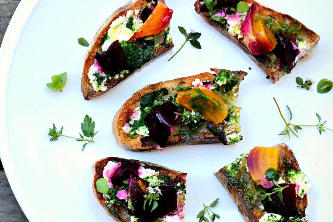 Sandwich Art on a Plate