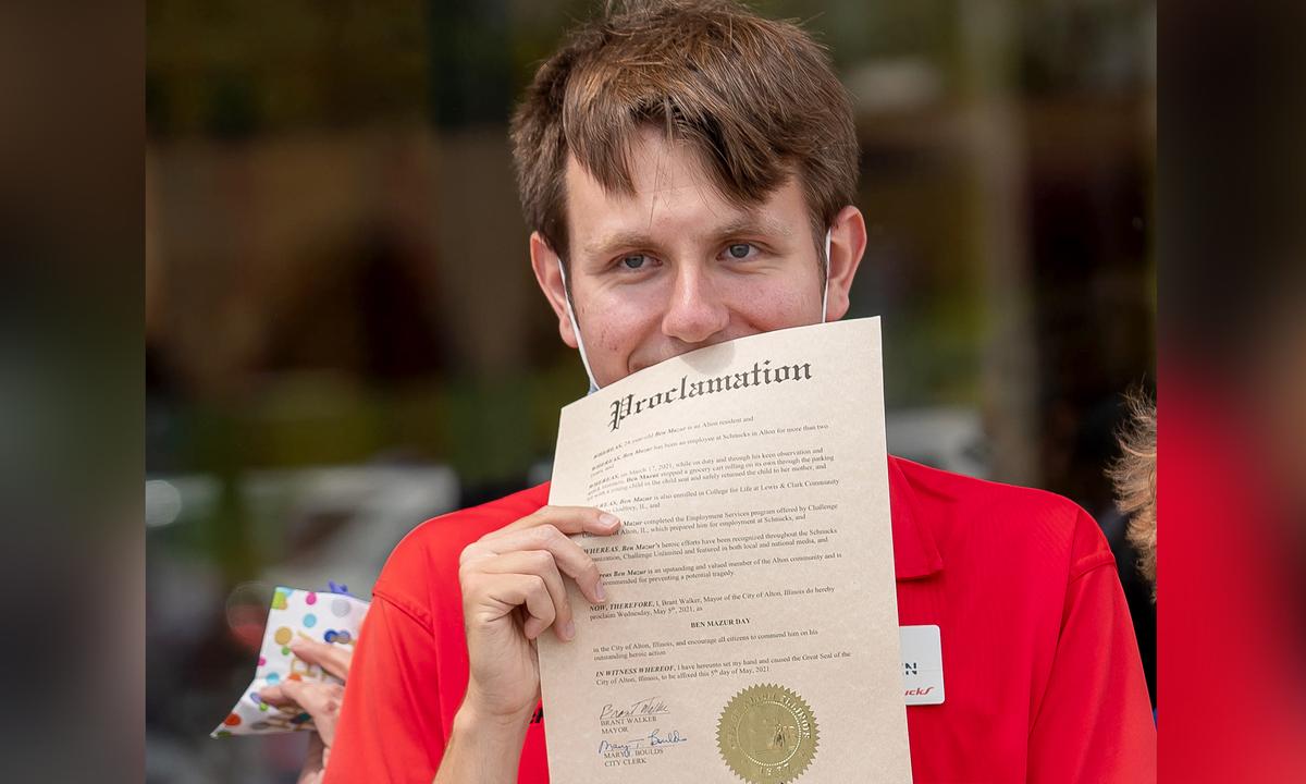 Grocery Store Worker With Autism Saves Baby, Gets Honored With a Day Named After Him