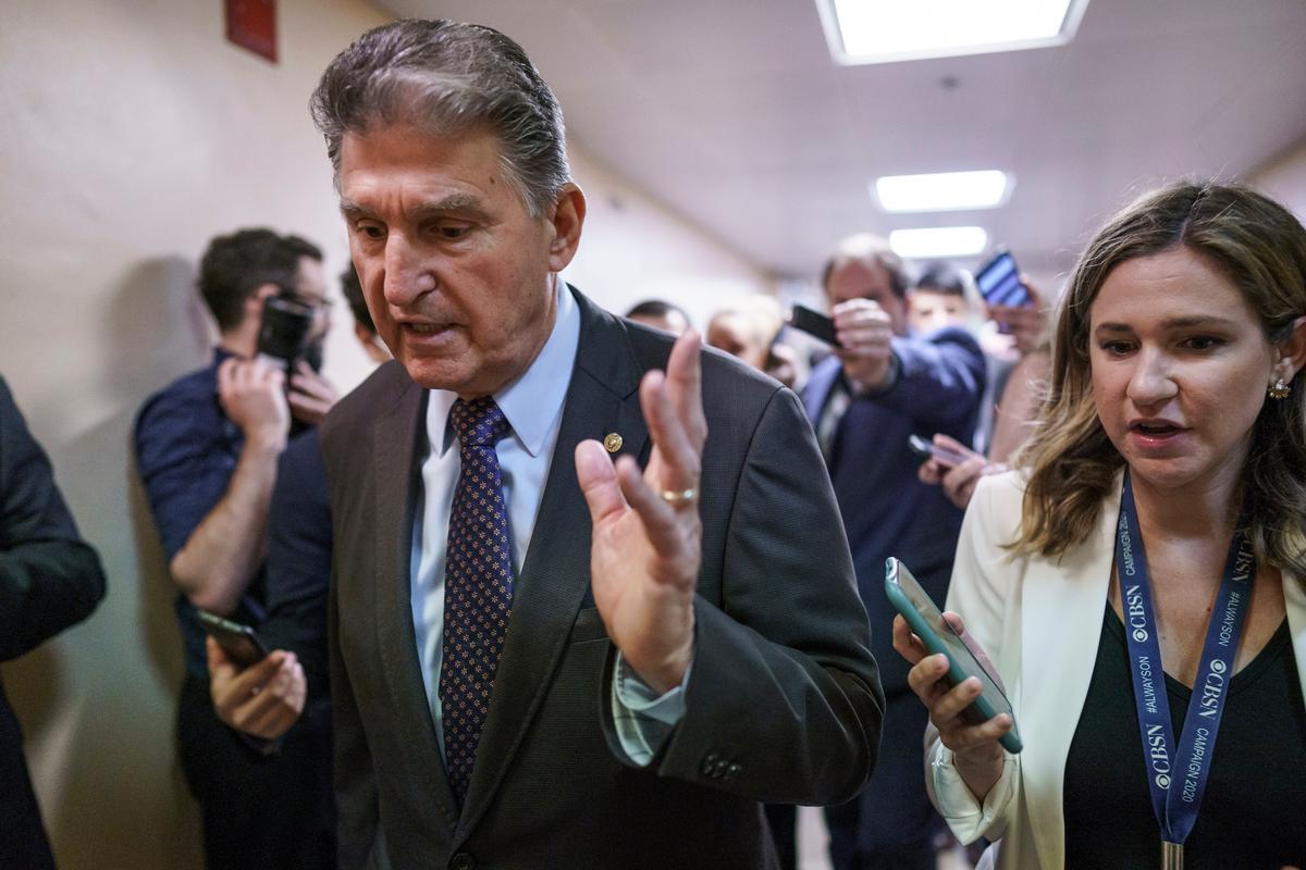 Manchin Not Ready to Back Partisan Passage of Biden’s Infrastructure Plan