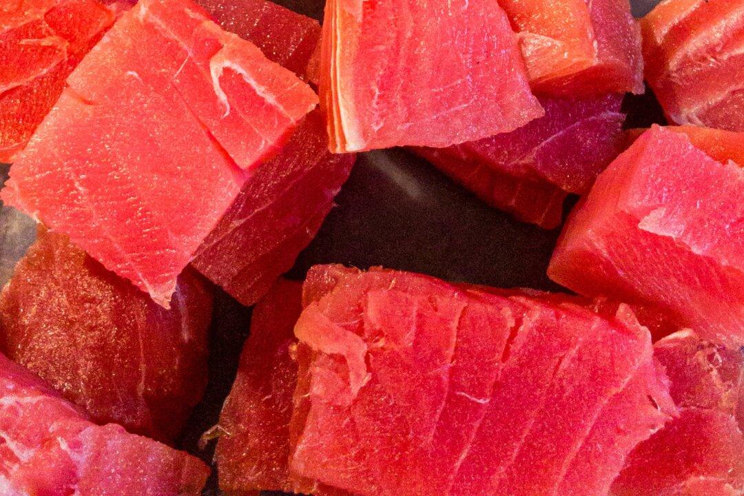 Bite-Sized Salmon Pieces Cook up Quickly After a Two-Hour Marinade