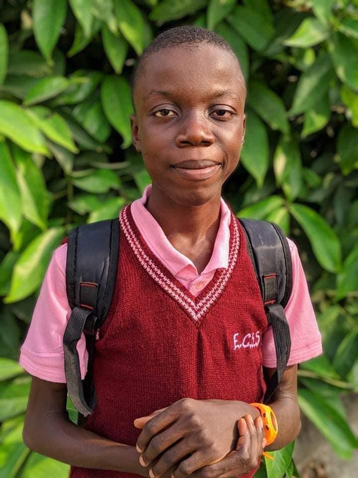 Ten months after his rescue, Victory started to attend school in March 2021. (Courtesy of <a href="https://www.facebook.com/anjarloven">Anja Ringgren Lovén</a>)