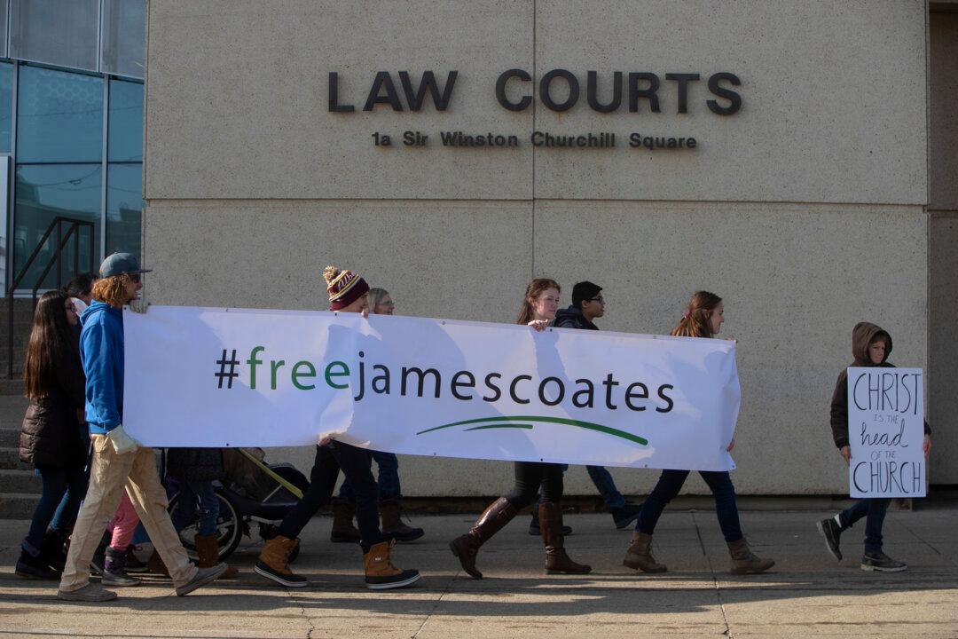 Alberta Court Strikes Down Pastor James Coates’s Charter Application