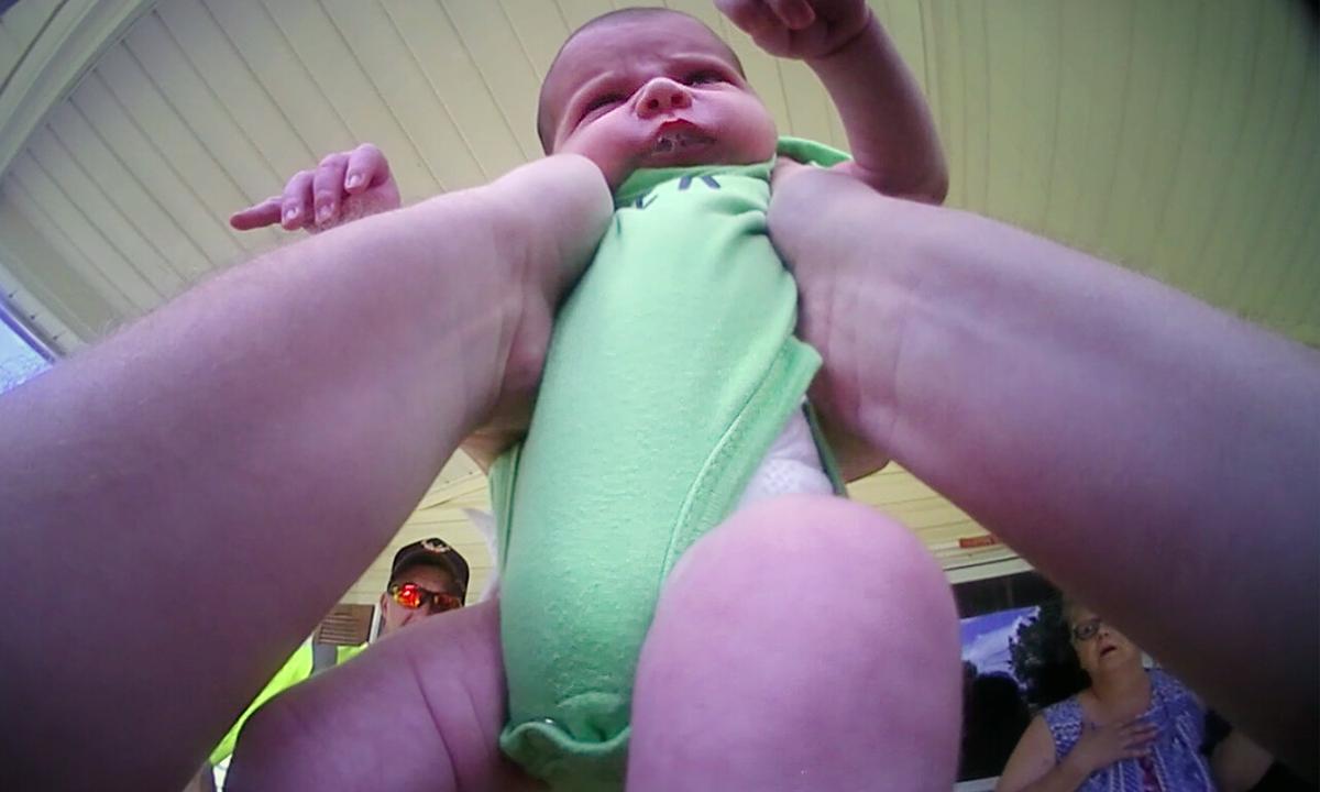 Police Body Cam Shows 3-Week-Old Choking, Turning Purple—Before Officer Saves the Day