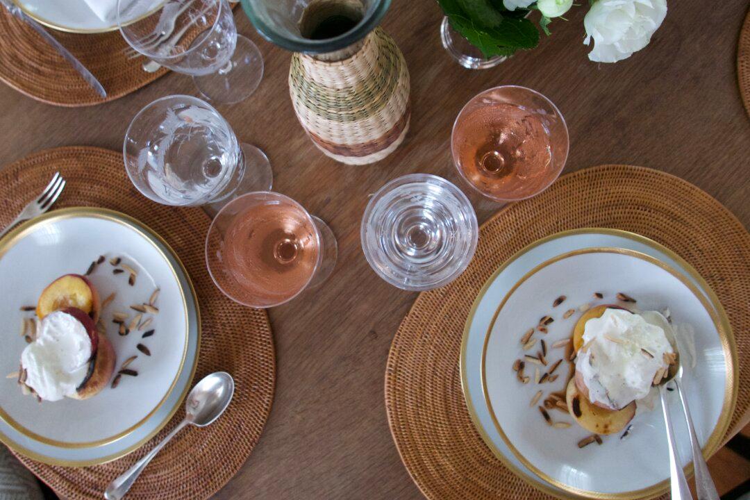 Baked Peaches and Cream