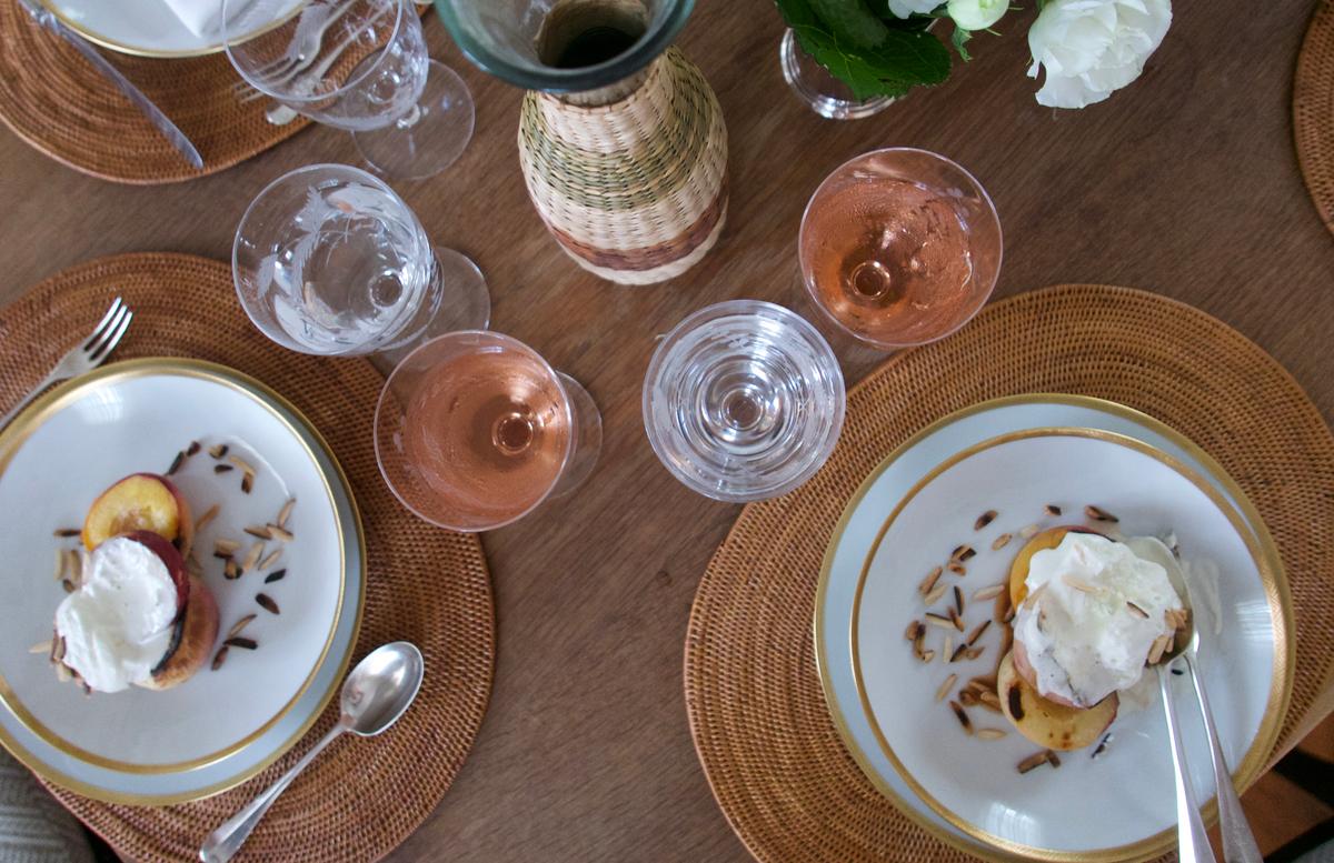 Baked Peaches and Cream