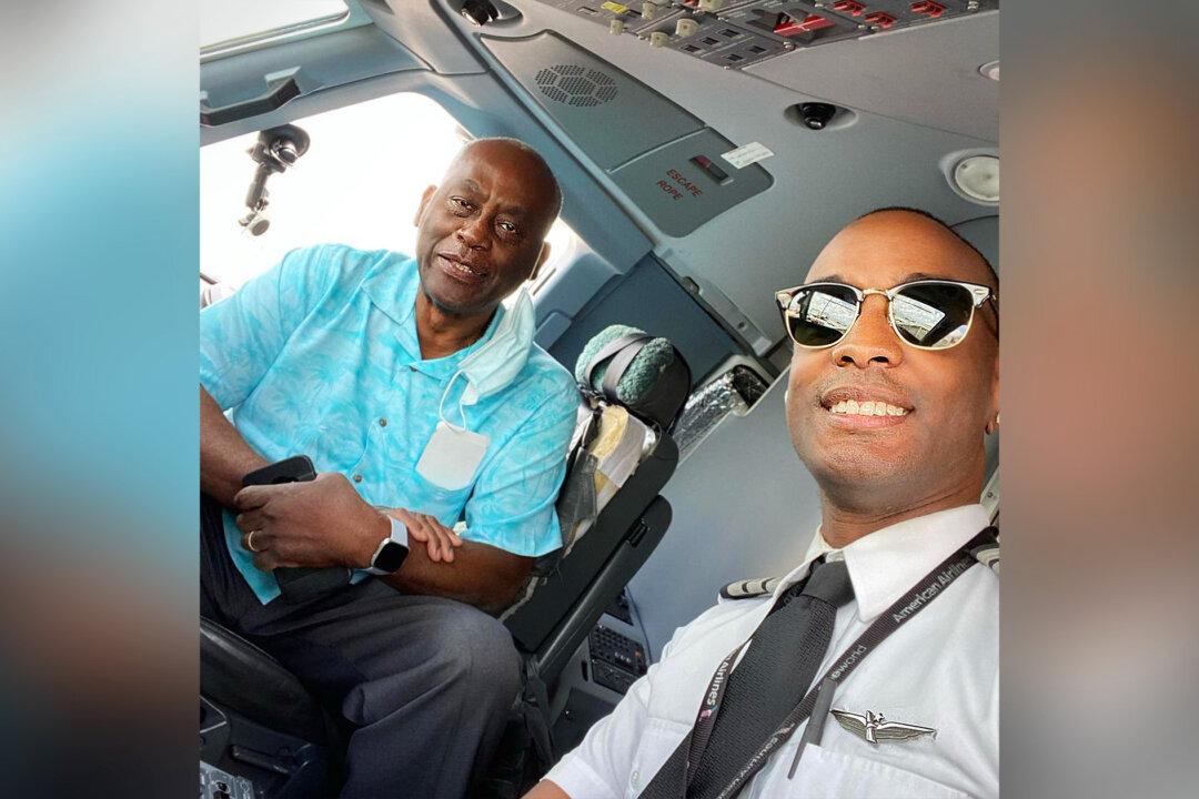 Airline Pilot Announces on PA That His Dad Is on First Flight Aboard His Plane—Breaks Into Tears