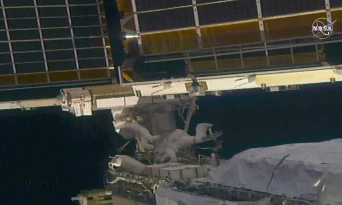 Take 2: Spacewalking Astronauts Install New Solar Panel