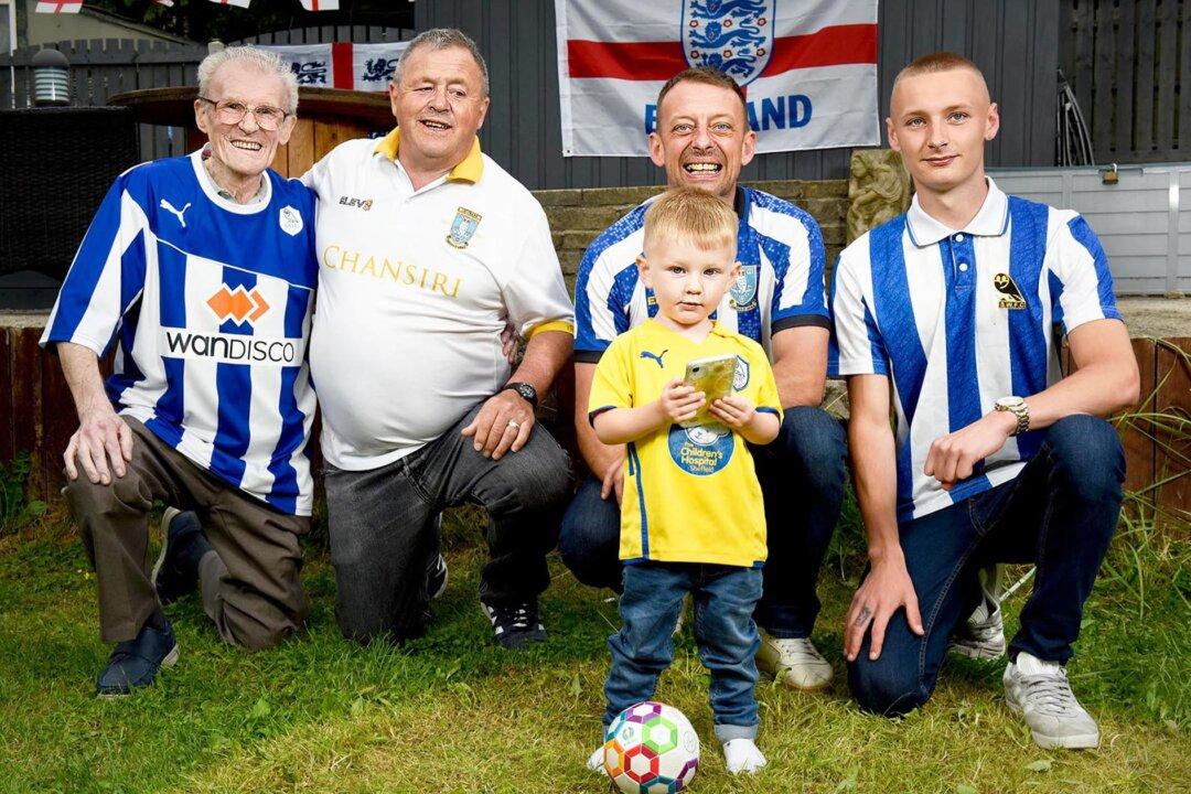 5 Generations of First-Born Fellas in Same Family Gather to Celebrate Father’s Day in UK