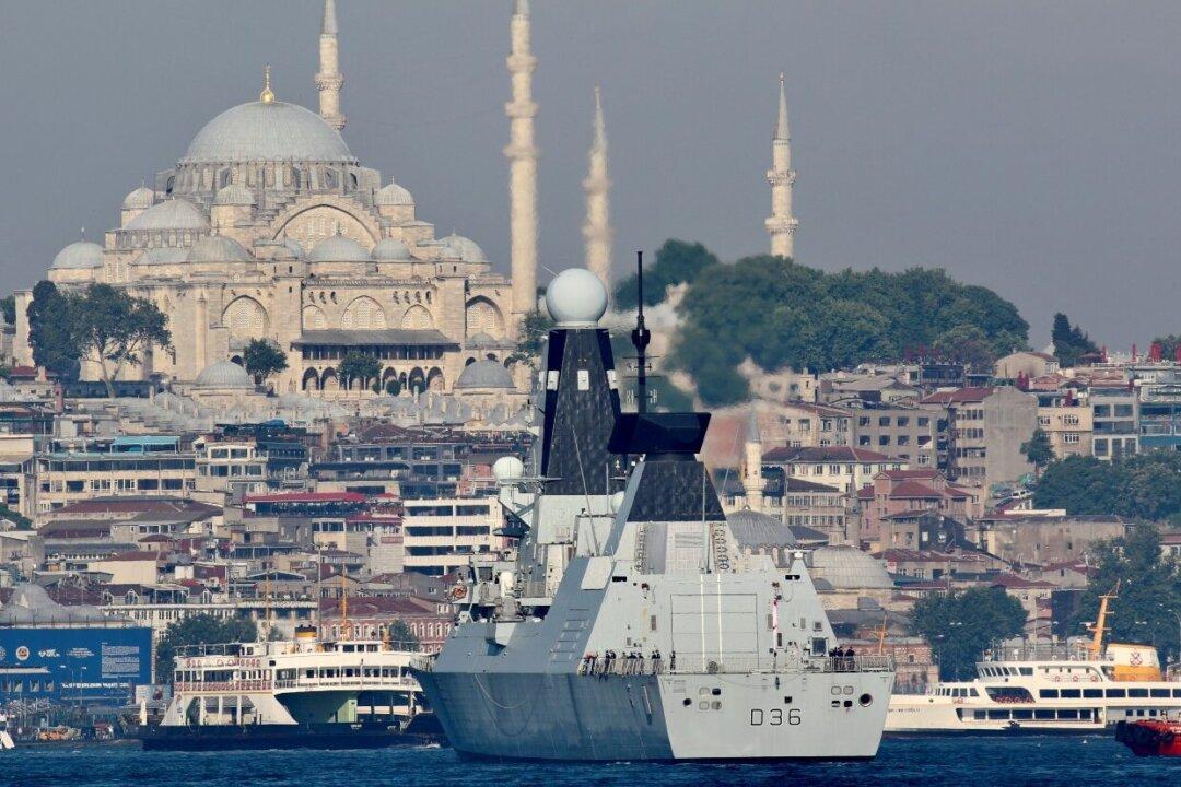 Russia Says It Fired Warning Shots at British Destroyer Near Crimea; UK Denies It