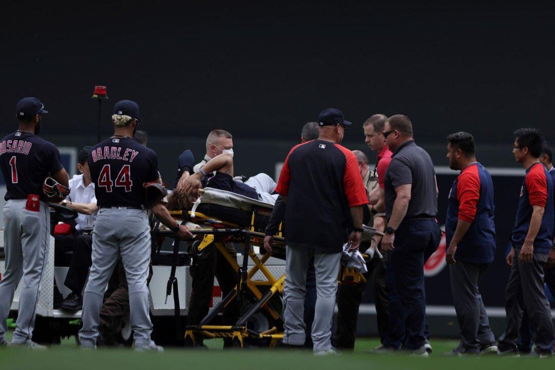Indians of Naylor Injured in Scary Collision, Twins Win 8–2