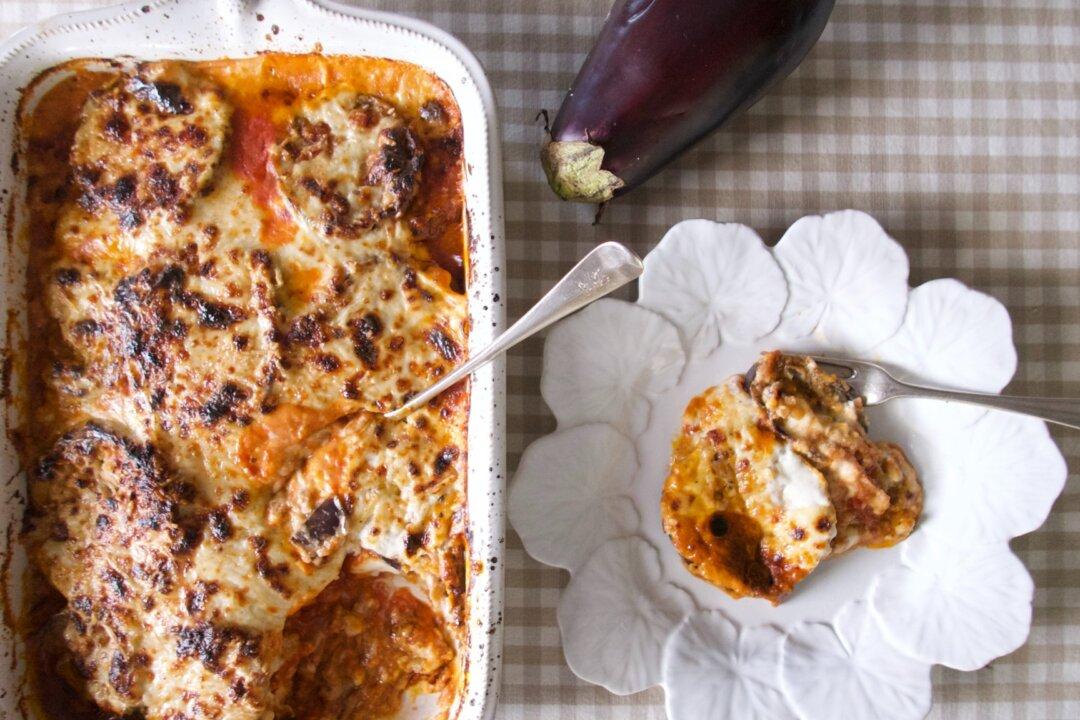 Eggplant and Tomato Gratin