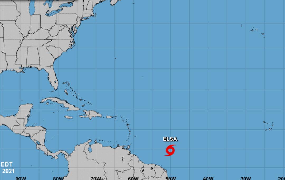 Tropical Storm Elsa, 5th Named Storm, Forms in Atlantic