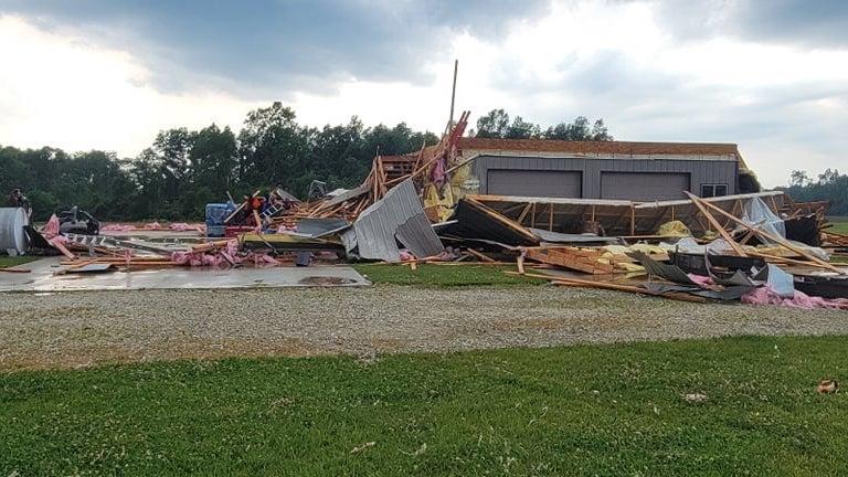 A photo taken cataloguing the damage that occurred during the storm. (Courtesy of <a href="https://www.facebook.com/JayCountySheriffsOffice/">Jay County Sheriff's Office</a>)