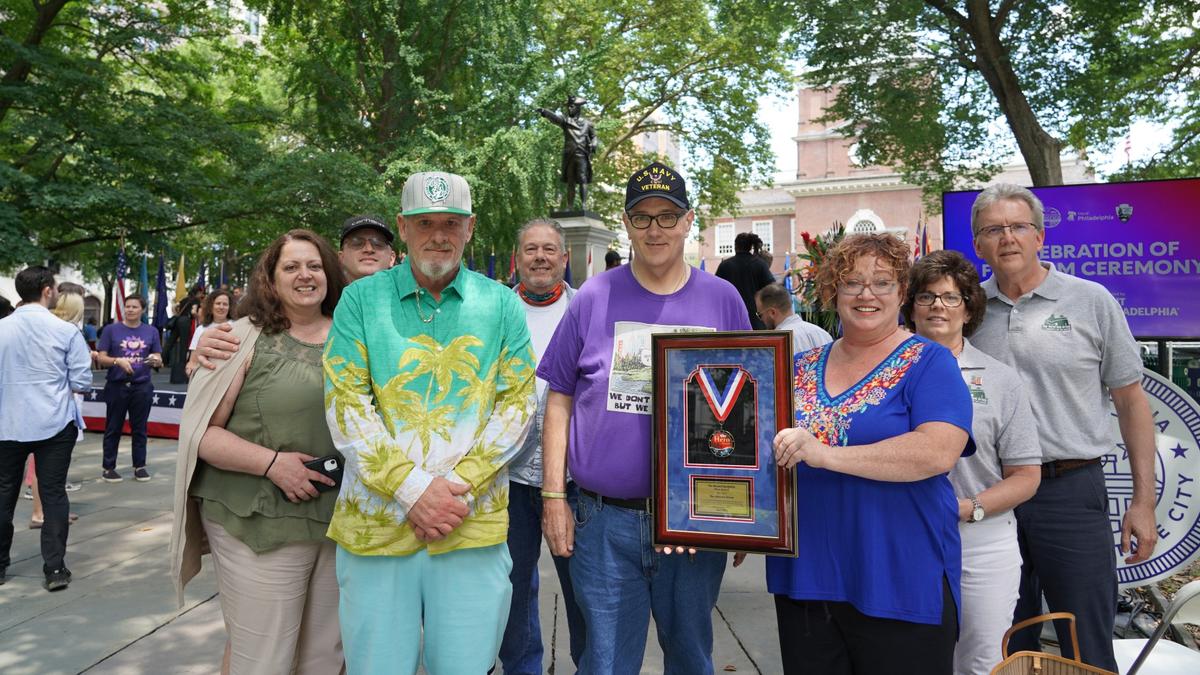 Veterans Show Patriotic Flair During Philadelphia’s July 4 Celebration