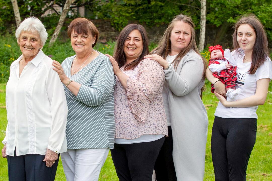 Meet One of the Only Families in the UK to Have 6 Generations Alive at the Same Time