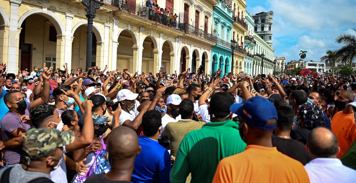‘Down With Dictatorship’: Thousands of Cubans Demonstrate Against Communist Regime