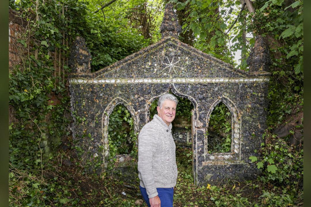 Homeowner Uncovers Garden Grotto From 1700s in Backyard of His Suburban Home of 25 Years