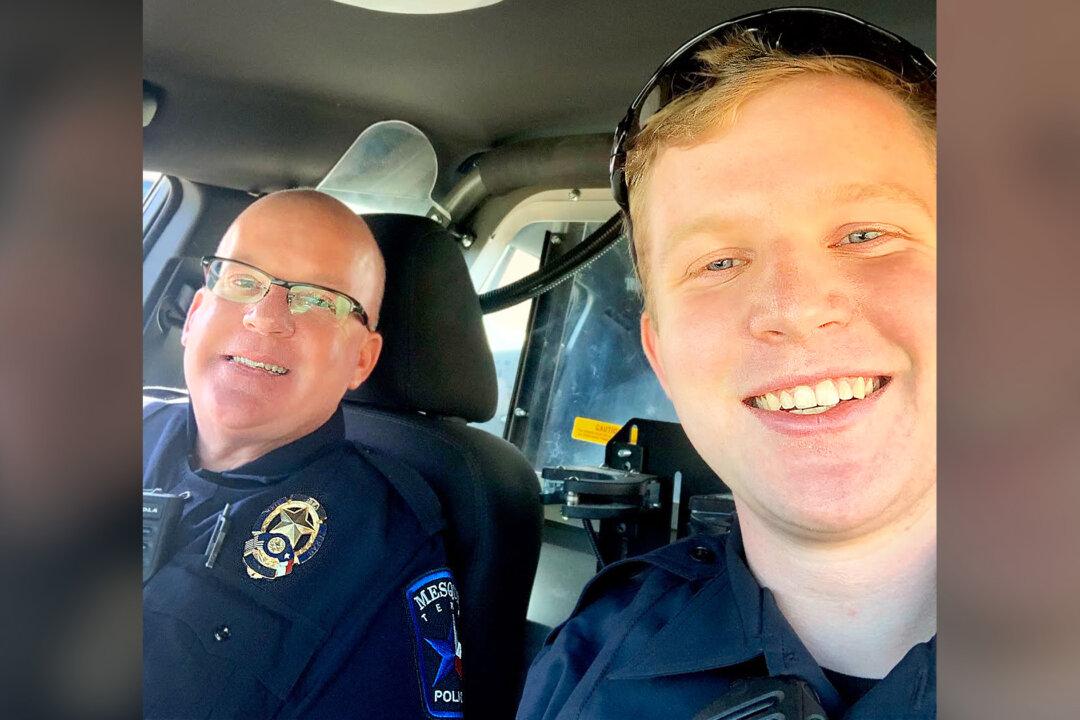 Retiring Police Captain Goes on Final Patrol of 33-Year Career With Rookie Officer Son