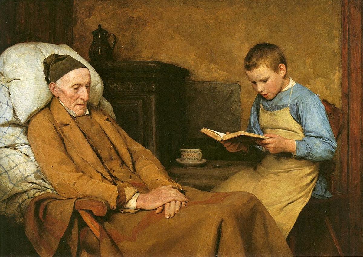 Faith of Our Fathers: ‘Reading Devotions to Grandfather’