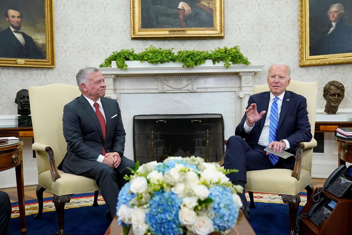 Biden Calls Jordan King a Loyal Ally in ‘Tough Neighborhood’
