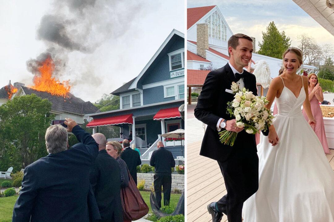 Island Community Rallies to Save a Couple’s Wedding Party After a Fire Breaks Out Next Door